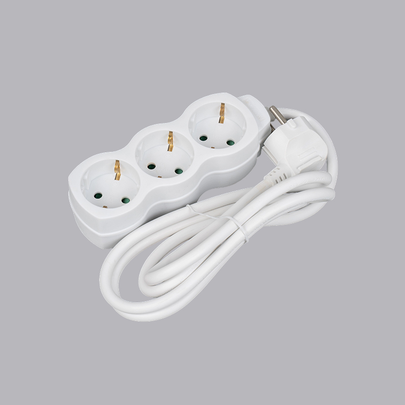 LOG-03 Regleta Multitomas de 3 vías tipo calabaza tipo alemán