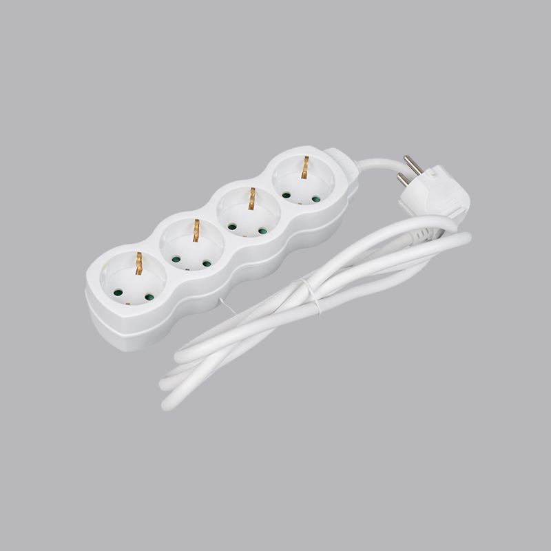LOG-04 Regleta Multitomas de 4 vías tipo calabaza tipo alemán