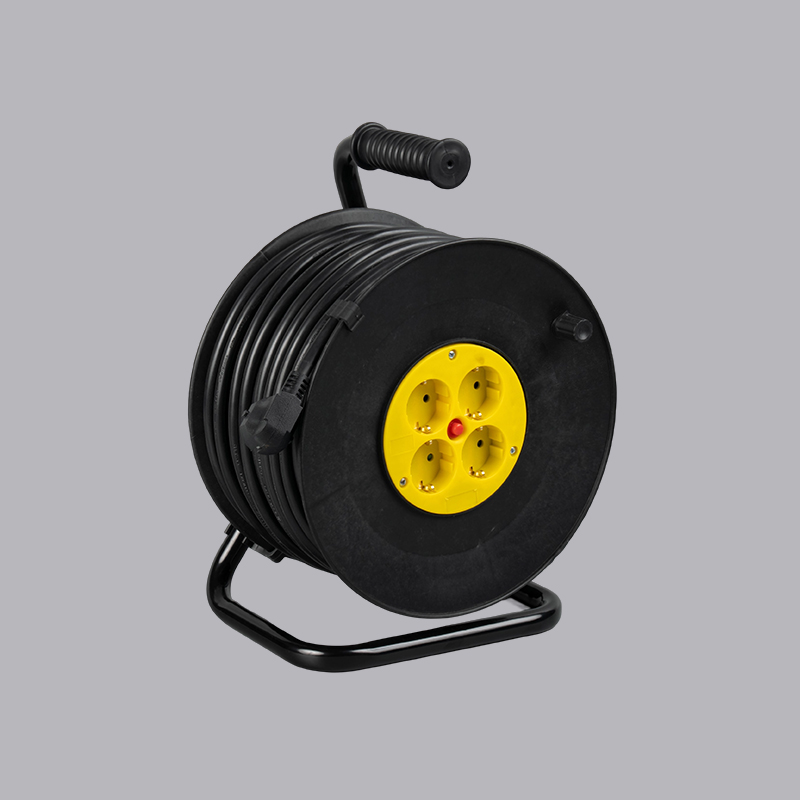 G4R-2.5P Marco de hierro tipo alemán 3G2.5mm² Carrete de cable de 30 m