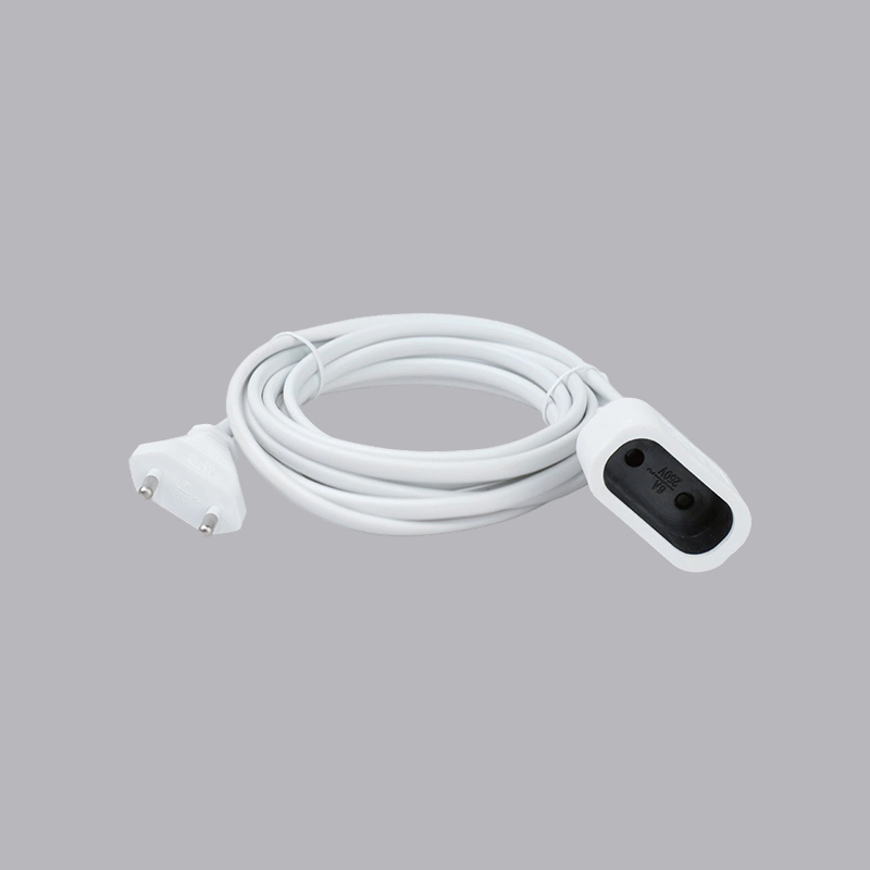 Cable de extensión de enchufe plano tipo francés F2-3C
