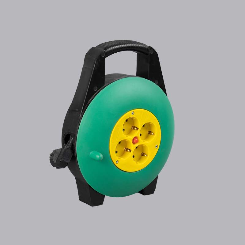 Enrollador de cable portátil tipo alemán G4R-15 de 15m