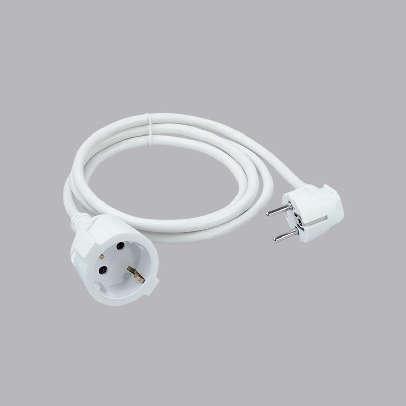 Cable de extensión de enchufe en ángulo tipo alemán G2-6C