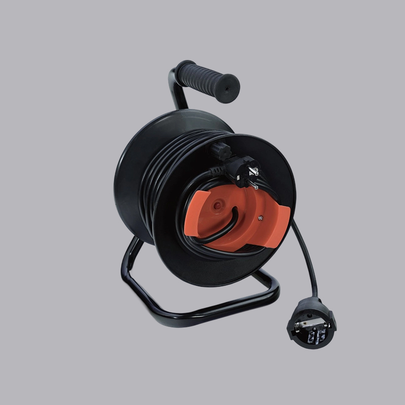 G43R-25 Cable alargador tipo alemán Carrete de cable de 25m